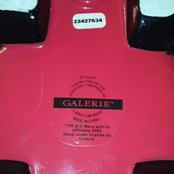 M&M's M&M Hot Rod Car Candy Dish Red Auto Yellow G - Picture 14 of 14